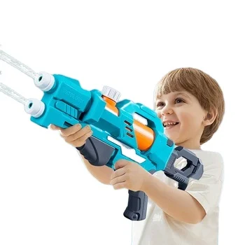 High pressure Double Nozzle Superior outdoor Plastic medium summer Water Gun toys for kids