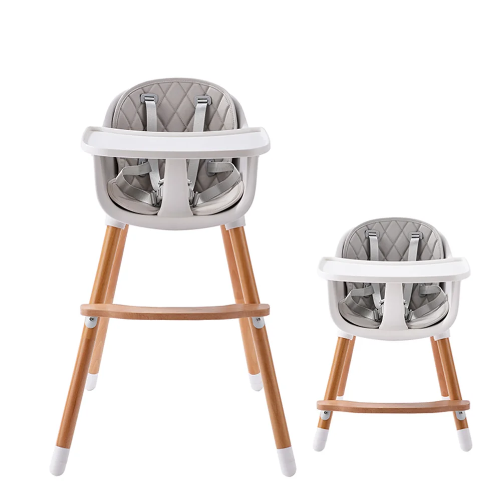 Portable Adjustable Height 3 in 1 Children Kid Feeding Baby High Chair