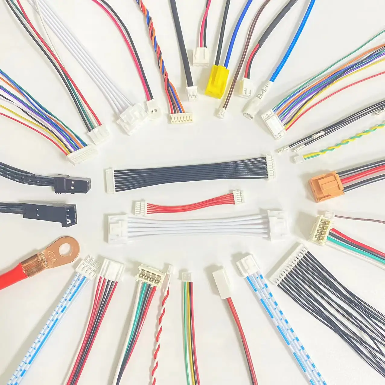 oem odm custom jst 2 3 4 5 6 7 8 9 10 11 12 13 pin male female connector zh 1.5mm pitch wire cable assembly wiring harness