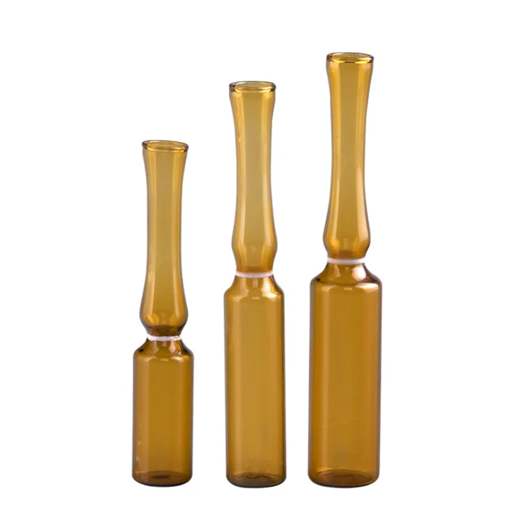Ampoule Amber clear 1ml 2ml 3ml 5ml 10ml 20ml Glass Bottle High Quality Cosmetic Ampoule with Screen Printing