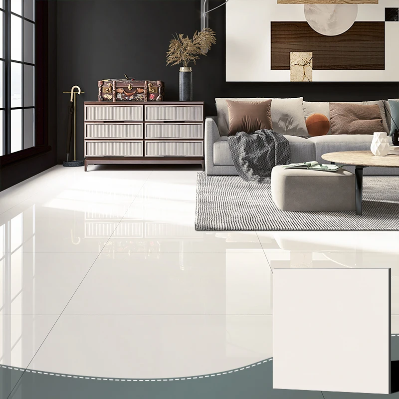 Goodone 60x60 White Ceramic Porcelain Tiles Bathroom Floor Tiles