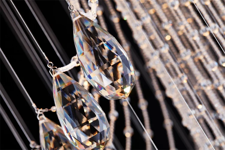 Manufacture Dubai Characteristic Villa Duplex Building Living Room Stairwell Hotel Chandelier