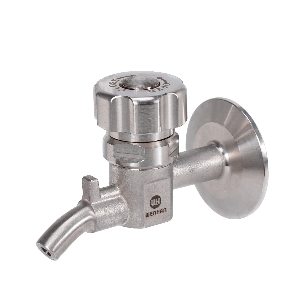 Sample Cock Valve Beer Brewery Equipment Sampling With Spiral Type