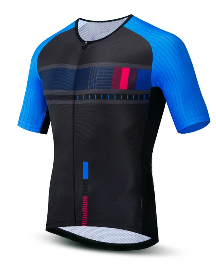 2022 Cycling Wear Bike Team Summer Short Sleeve Coolmax Cycling Jersey Plain Cycling Jersey