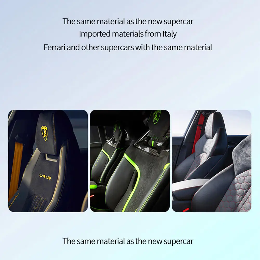 Car Key Accessories For Mercedes Benz C E S G Class GLC CLE CLA GLB GLS W177 W205 Fob Suede Leather Car Key Protection