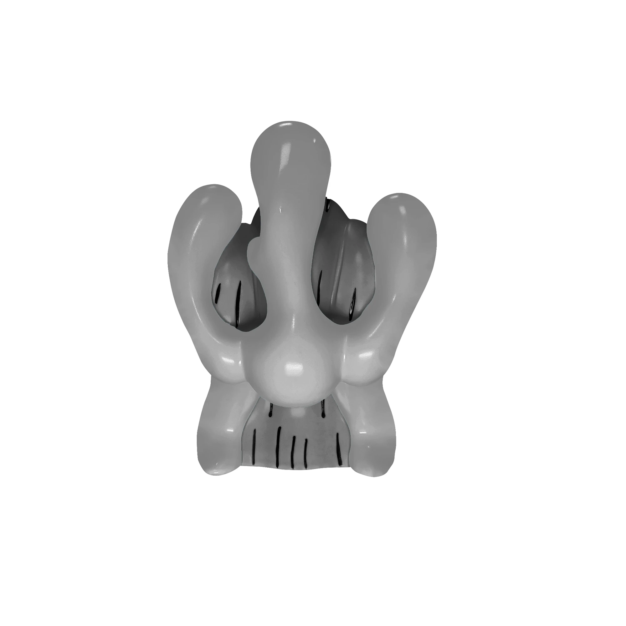 Дизайнерские дизайнерские игрушки на заказ монохромная Q версия сотовая статуя уникальное настольное украшение