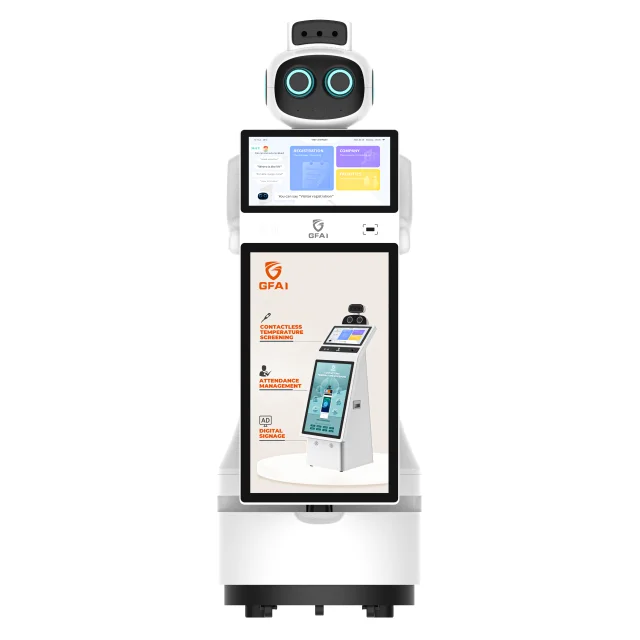 Smart Human Roboter Human Face Police Robot