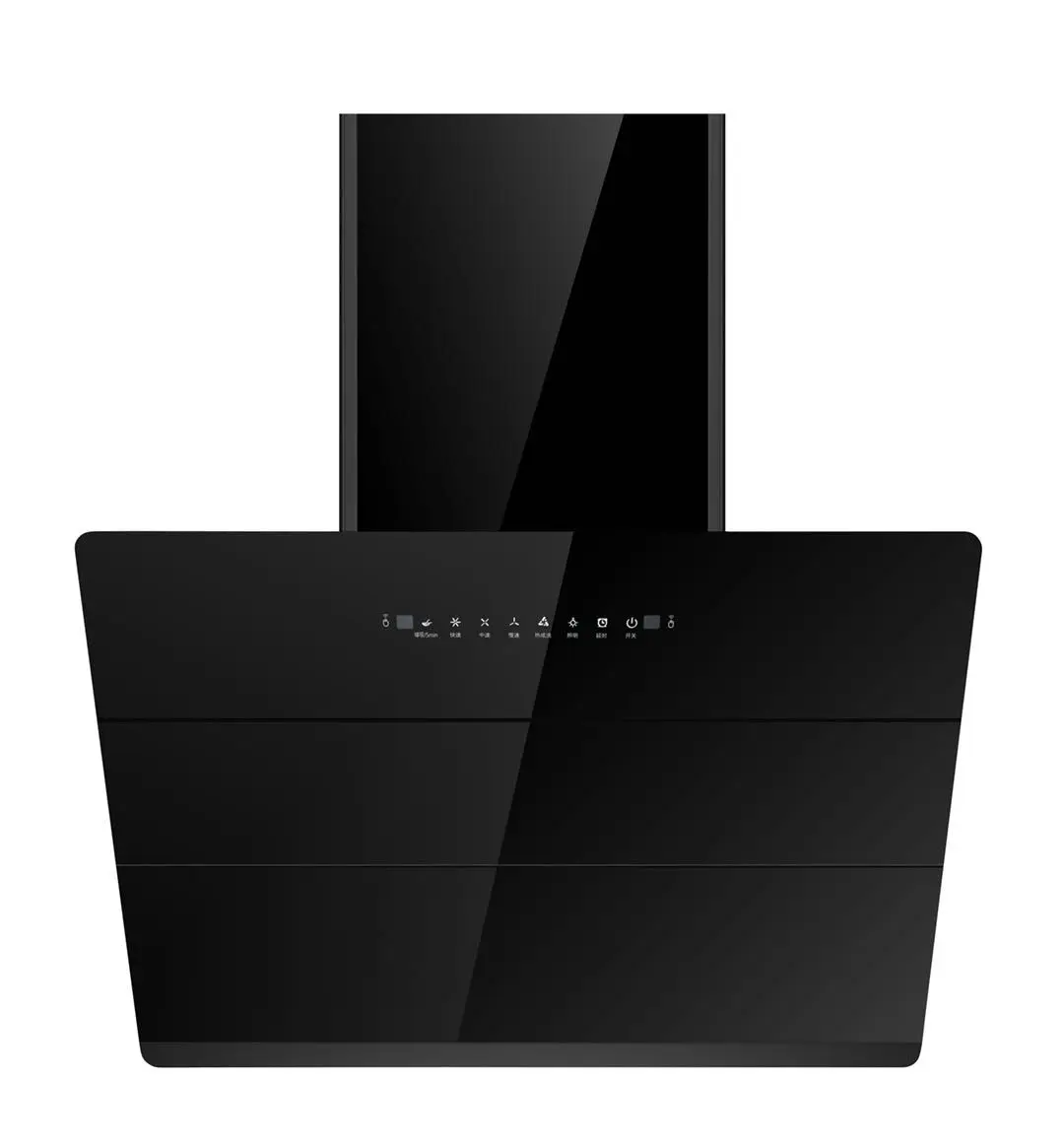 Low noise strong suction crush gear range hood for kitchen domestic