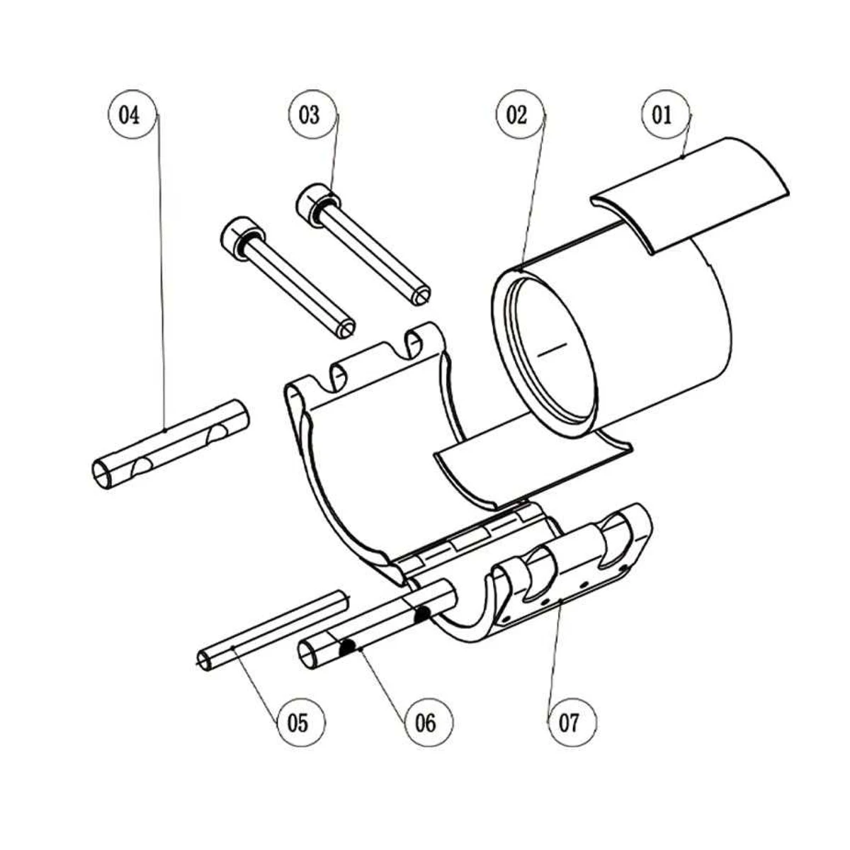 Direct sales pattern Repair Gear Ring Flexible Ss304 Stainless Steel Plastic Water Pipe Joint Leakage Repair Clamp