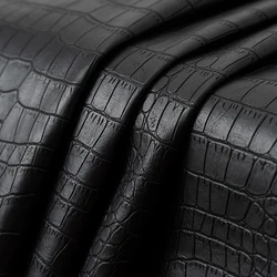 Подложка из искусственной кожи крокодила 0,6 мм, ткань из искусственной кожи крокодила для одежды