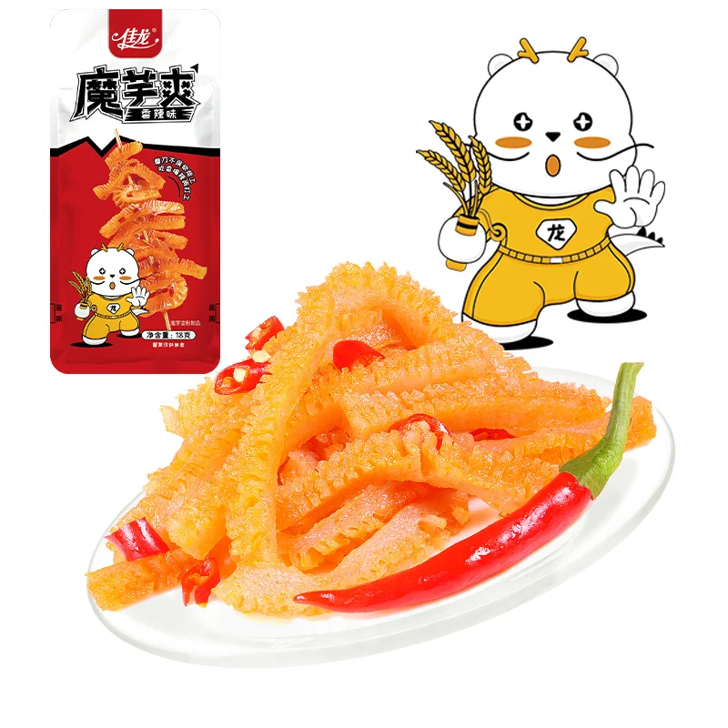 Заводская поставка вкусные китайские закуски продукты Konjac пряные