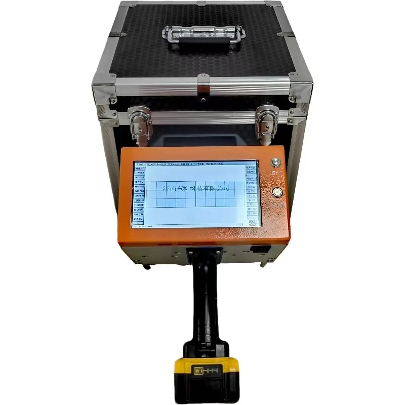 Portable Dot Peen Engraving Machine Battery Operated Marking Device with New Motor Engine Core Components for Metal Applications