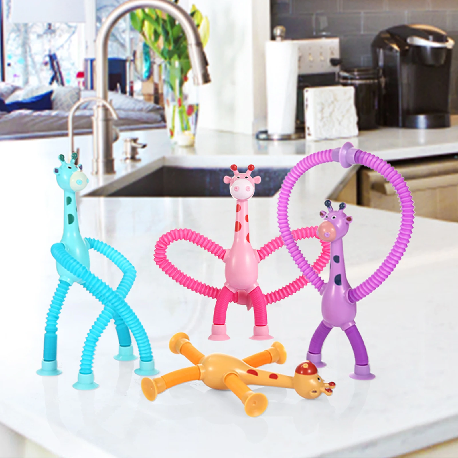 Обучающие творческие растягивающие игрушки маленькие сенсорные с аутизмом терапевтические продукты на присоске для детей