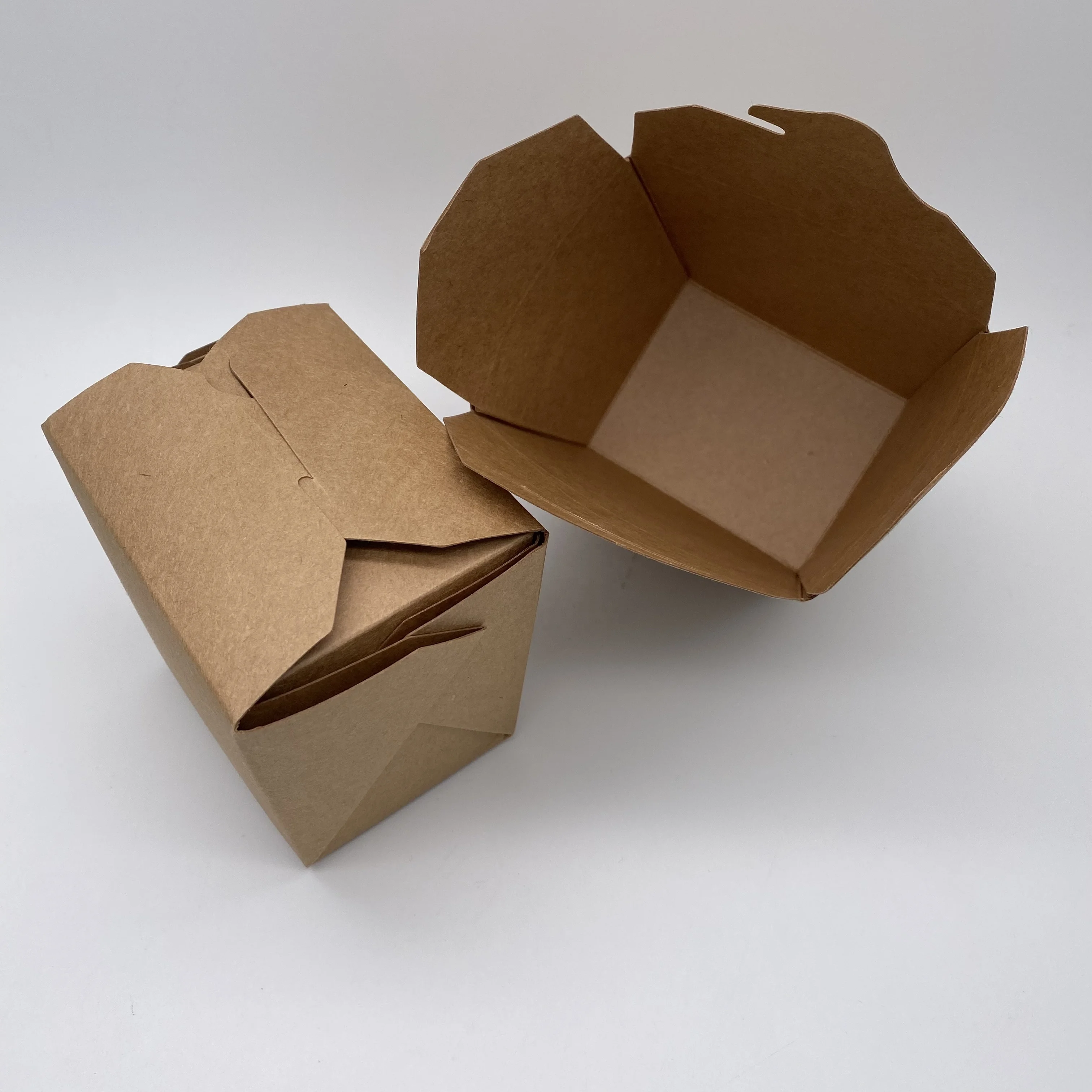 Kraft Paper Chicken Rice Cup Disposable Hamburger Box Fried Chicken Nuggets Food Storage Tools