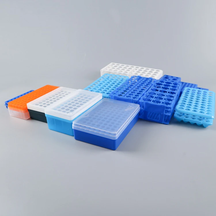 LAB EQUIPMENT plastic test Centrifuge Tube Rack 3 Levels Blue Color Micro Tube Rack