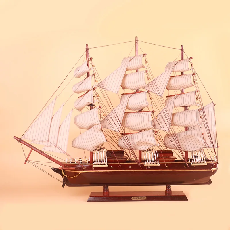 
Mettle High Quality Home Decoration Wooden Historical Ship Model Sailing Boat Model 