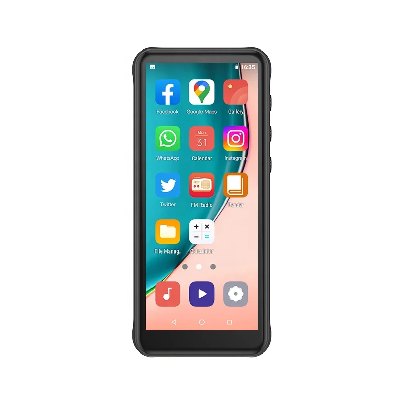 2023 RUIZU Newest Full Touch Screen Android WIFI Music Player Mp3 Player With Bluetooth 5.0 Built-in APP Store HD mp4 player