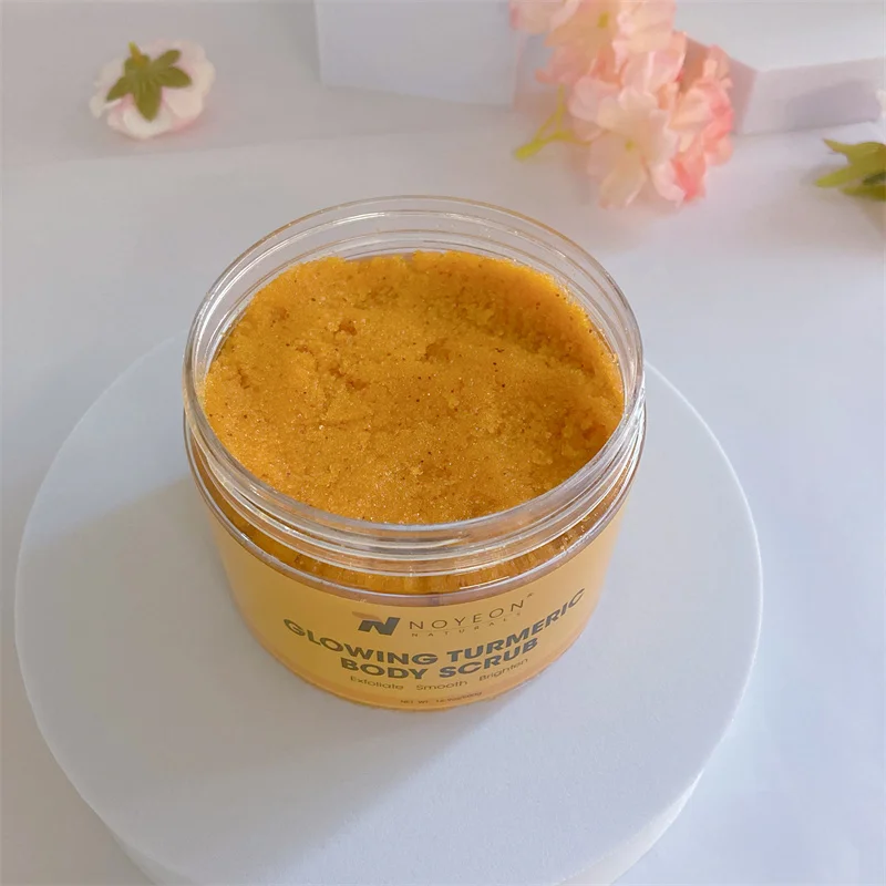 Hot selling pure natural mild whitening turmeric body cream with low MOQ