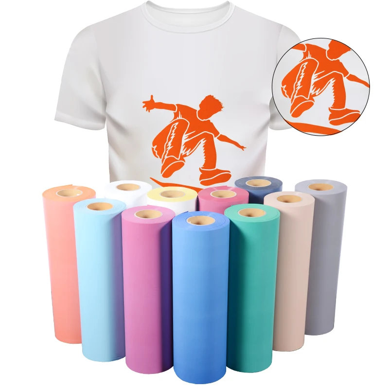 Quality Flex 3d Flock heat transfer vinyl Htv cricut iron on vinyl easyweed stretch vinyl HTV for shirts wholesale materials