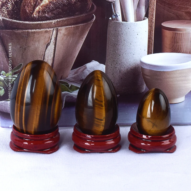 
Best Wholesale Price High Quality Tiger Eye Jade Yoni Egg for Kegel Exercise 
