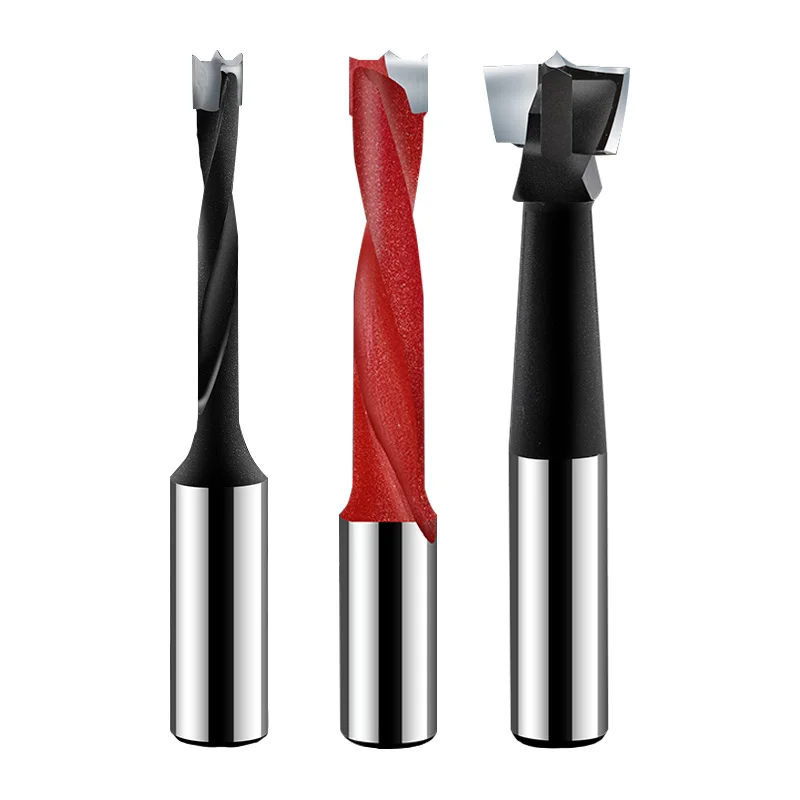 Right and Left Rotation Wood Router Drill Bit Row Drilling for Wood Carbide Wood Forstner Drill Bits