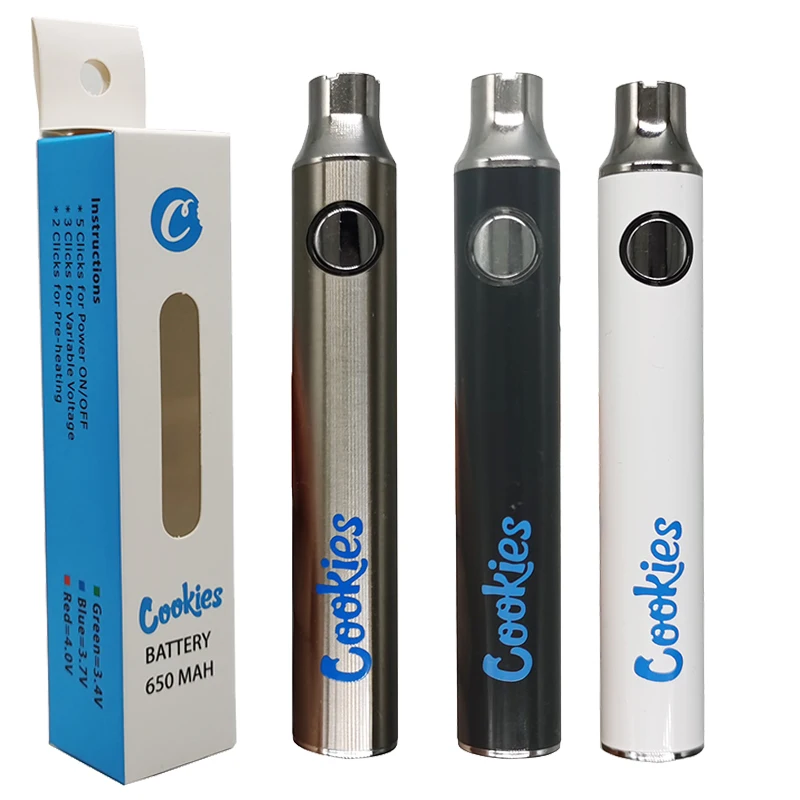 Factory direct 650mAh Preheating Cookies Rechargeable Battery