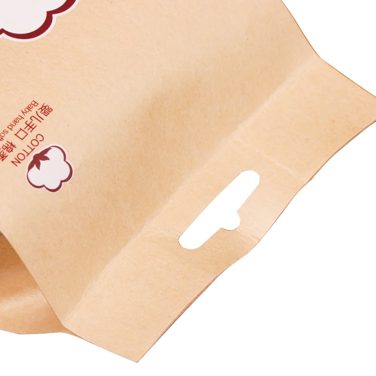 China manufacturer custom logo reusable packing bag baby wet wipes tissues pouch