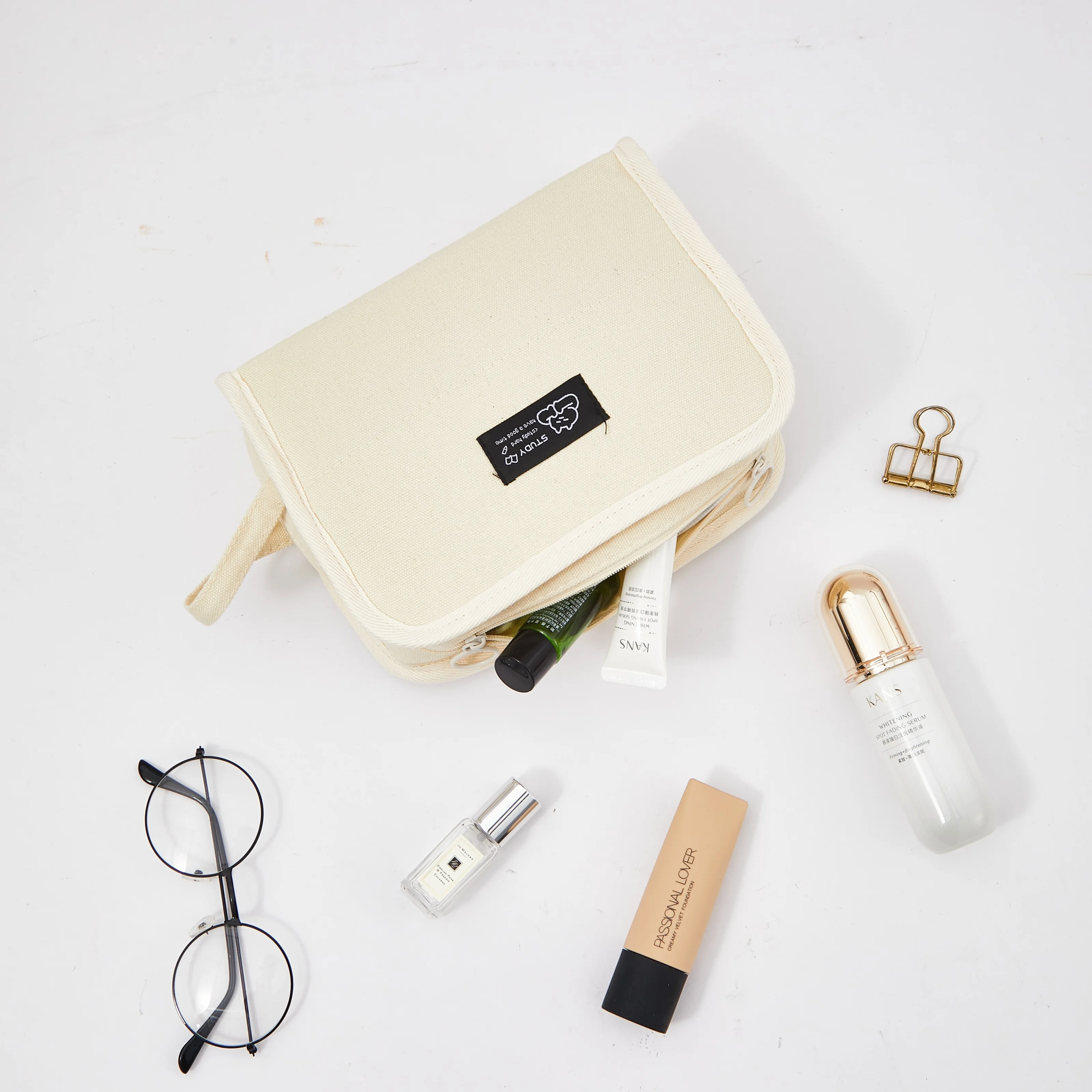 Custom Big Capacity Pencil Case Storage Pouch Pen Case Travel Stationery Bag School College Office Organizer