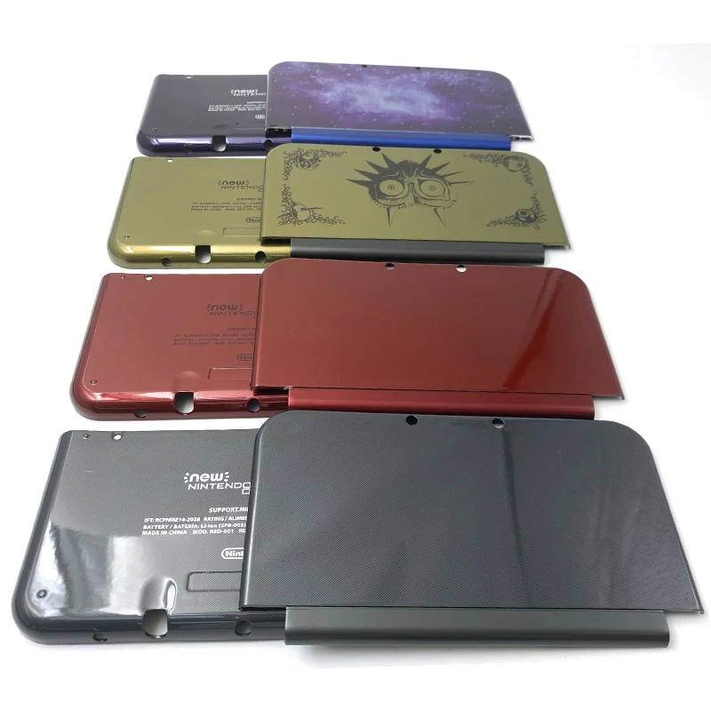4 Colors OEM NEW For NEW 3DS XL LL Top Bottom Back Battery Shell Case Plates