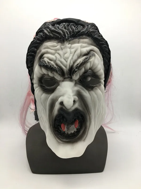 Wholesale Men Devil Horror Scary Bell Clown Killer Latex Head Mask for Adult Halloween Horror Cosplay Costume Prop