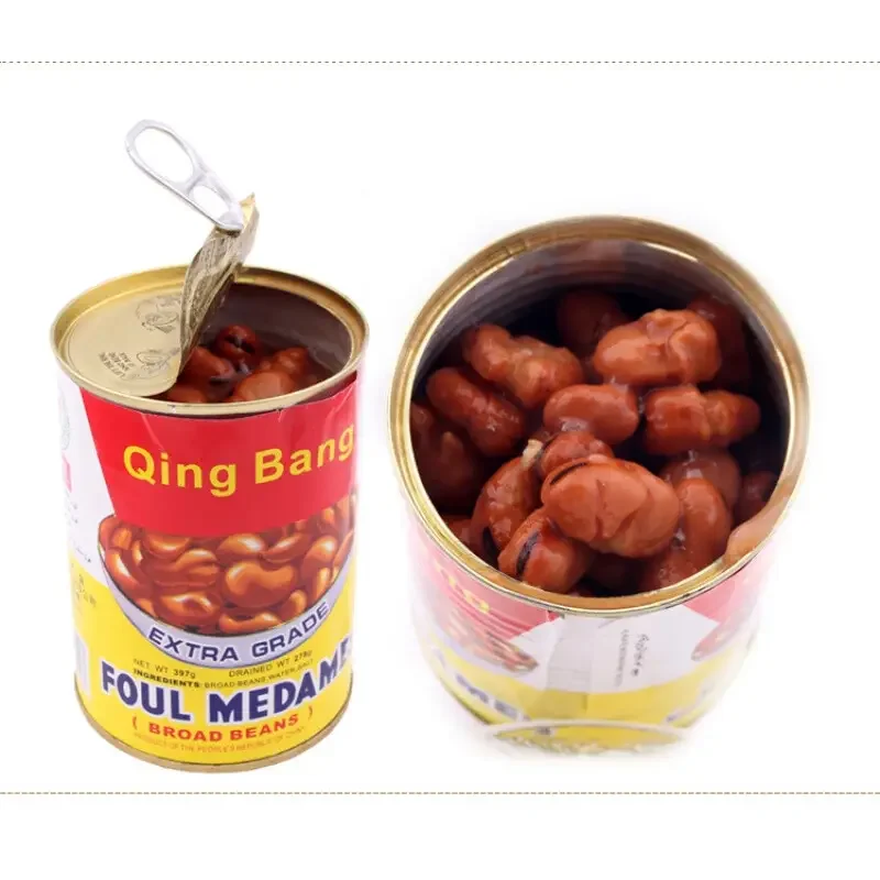 2023 New broad bean canned Chinese canned cheap delicious bean canned