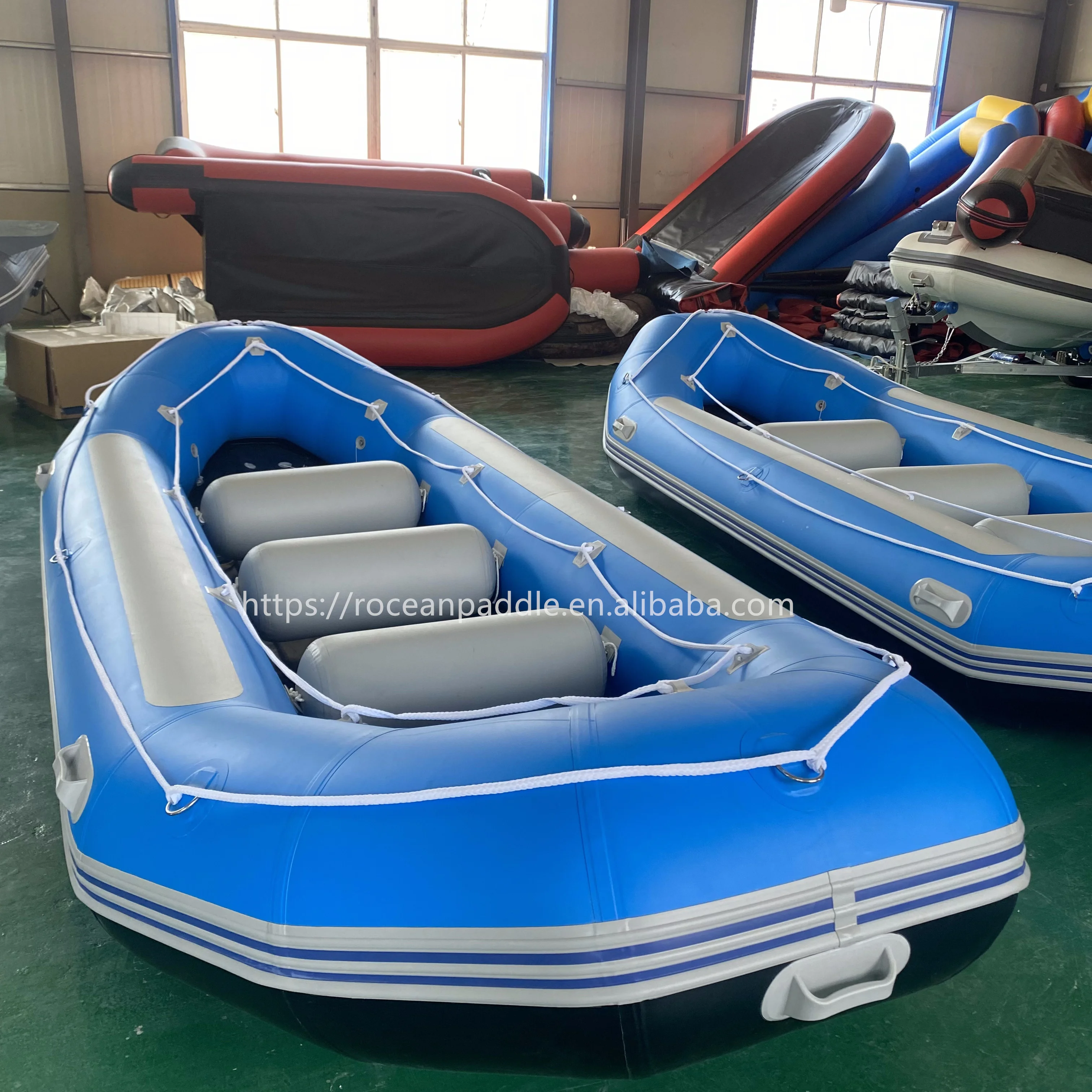 Factory 400cm 5 6 7 8 persons inflatable rafting boats for white water river raft AR-400 with self-draining floor for hot sale!