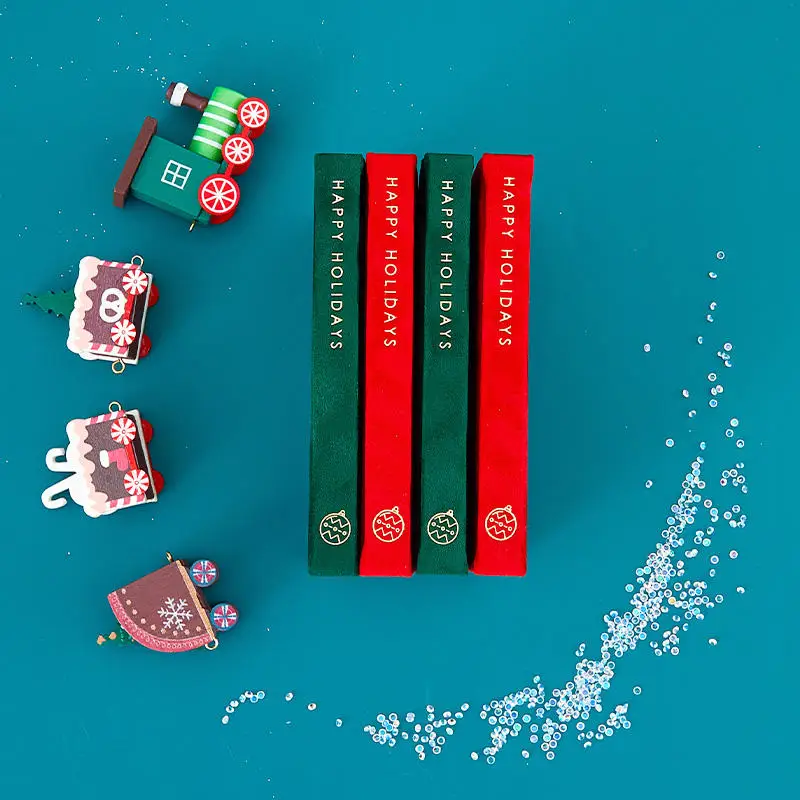 New Suede Christmas Design Notebook For Student Gift Stationery Ins Diary Square Writing Books