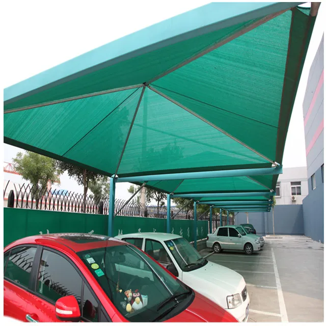 
PTFE or PVDF tensile membrane and steel fabric structure for car parking roof shade waterproof factory price 