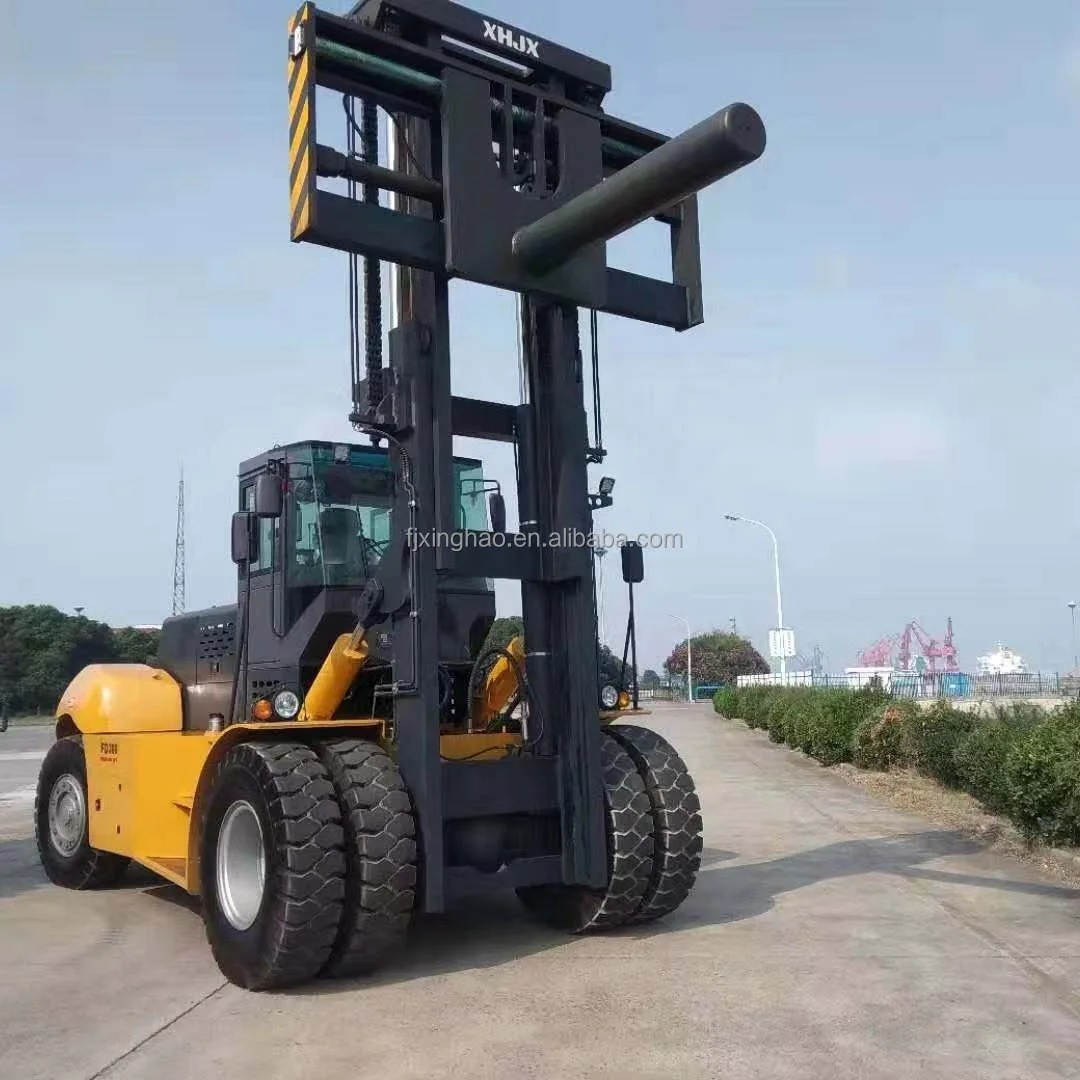 XinghaoContainer forklift truck machine 10 ton 15 ton 20 ton 25 ton 30 ton 35 ton diesel forklift price with steel coils lifting