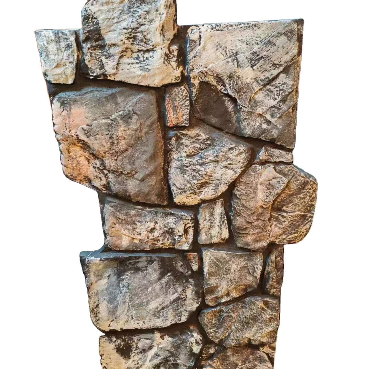 VANJOIN High quality   Faux Stone Wall Panels Exterior Pu Decorative Wall Panel Sudoku Designs With Various Sizes And Colors