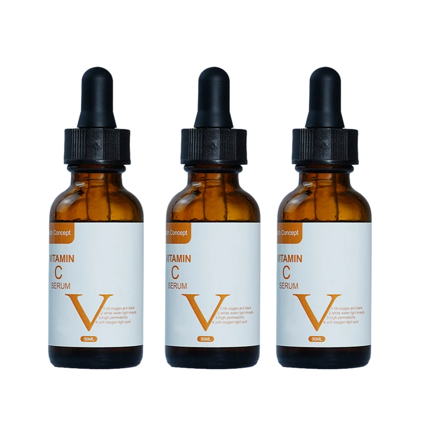 OEM Private Label Customization Facial Serum Vitamin C with Hyaluronic Acid for Face