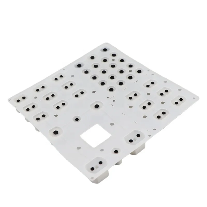 Kaixi Manufacturers mold custom foldable silicone keyboard keypad conductive silicone keyboard