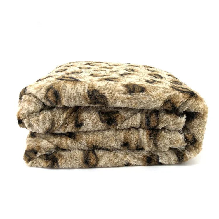 100% Polyester plush blanket brushed pv faux fur reversible sherpa blanket with Cheap price