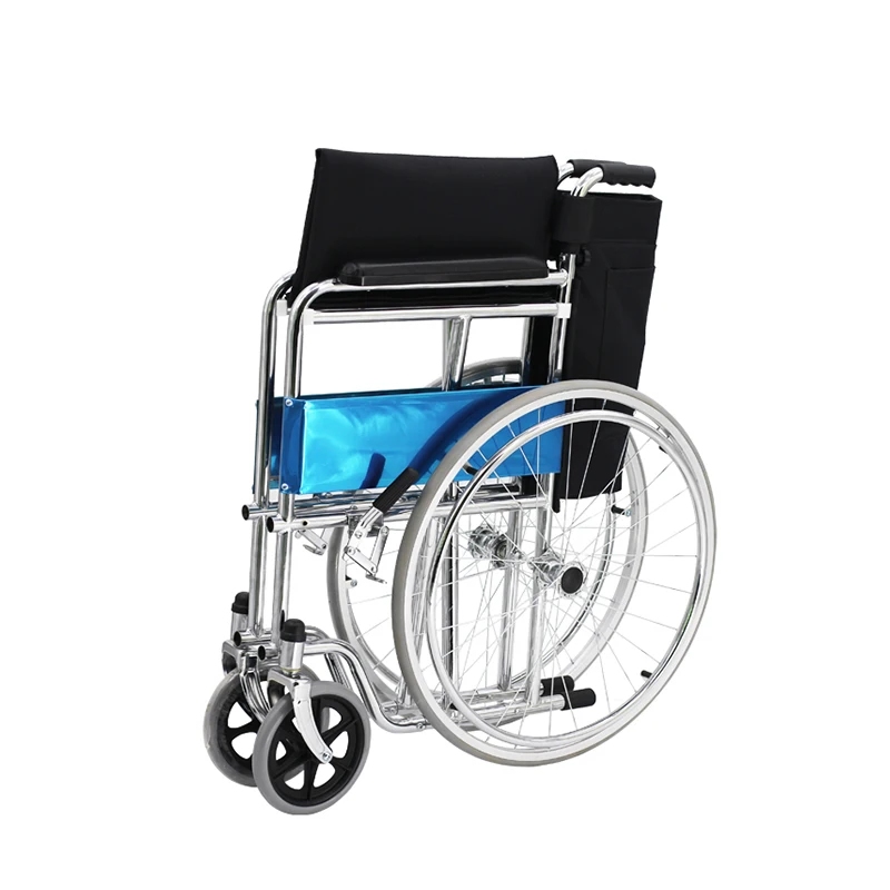 Fixed Full Arms Wheelchair 24inch Aluminum Wheelchair Wheels Manual Wheelchair With Hand Break
