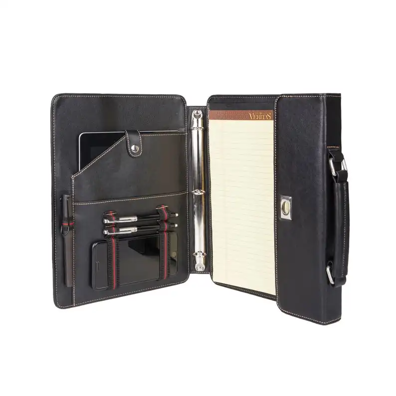 Custom Pu Leather Portfolio Conference A4 Size Office Portfolio