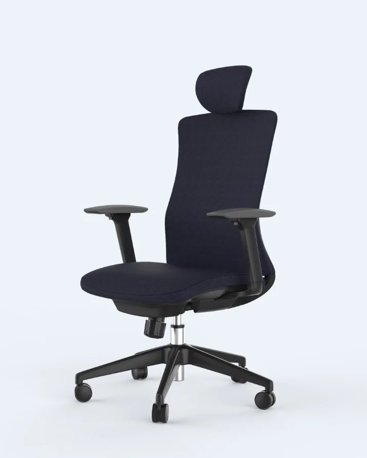 Manufactured in China luxury Revolving meeting room office arm chair executive with headrest
