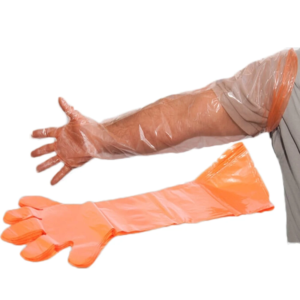 Veterinarians Breeding Gloves Soft Pet Long Arm Gloves Pigs Cattle Sheep Vet Supplies 90cm