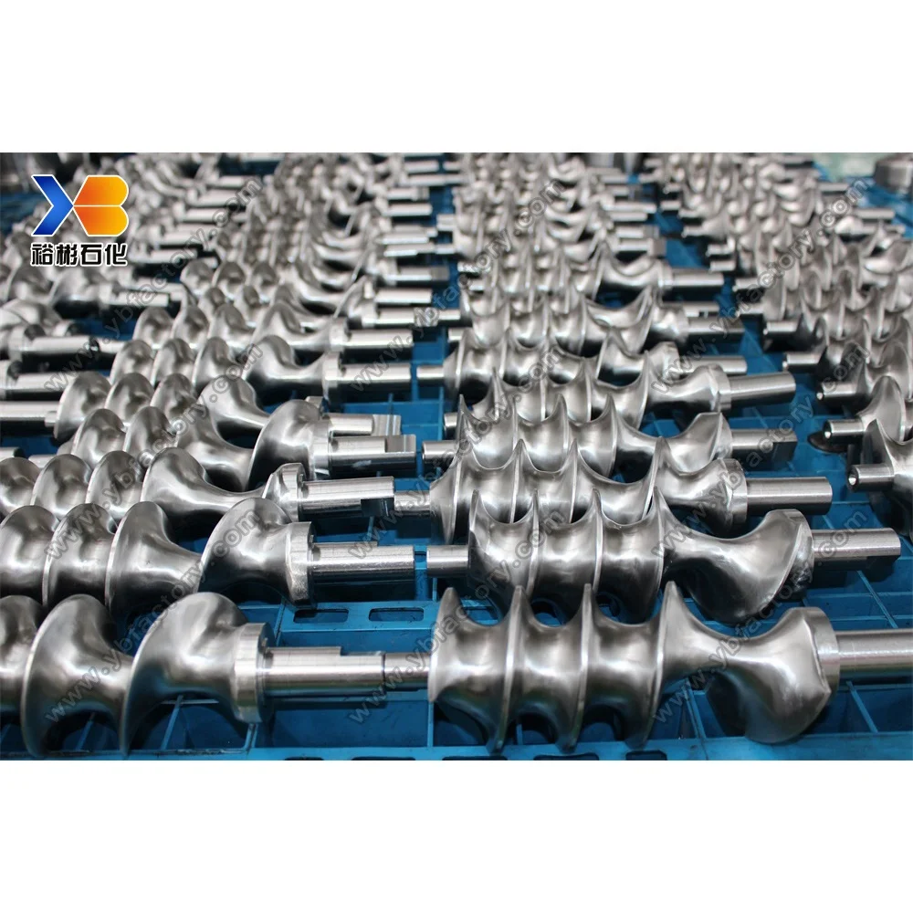 High quality cnc machined stainless steel worm gear shaft with EN10204 3.1