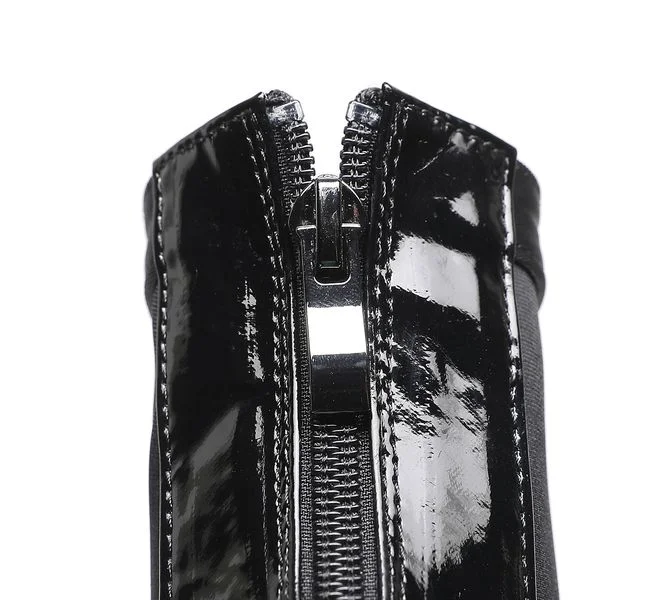 Women Ballroom Latin Dance Shoes Black Soft Bottom Bachata Salsa Dance Sandals Woman thin Heel 8.5cm 10cm 11cm Sock Boots