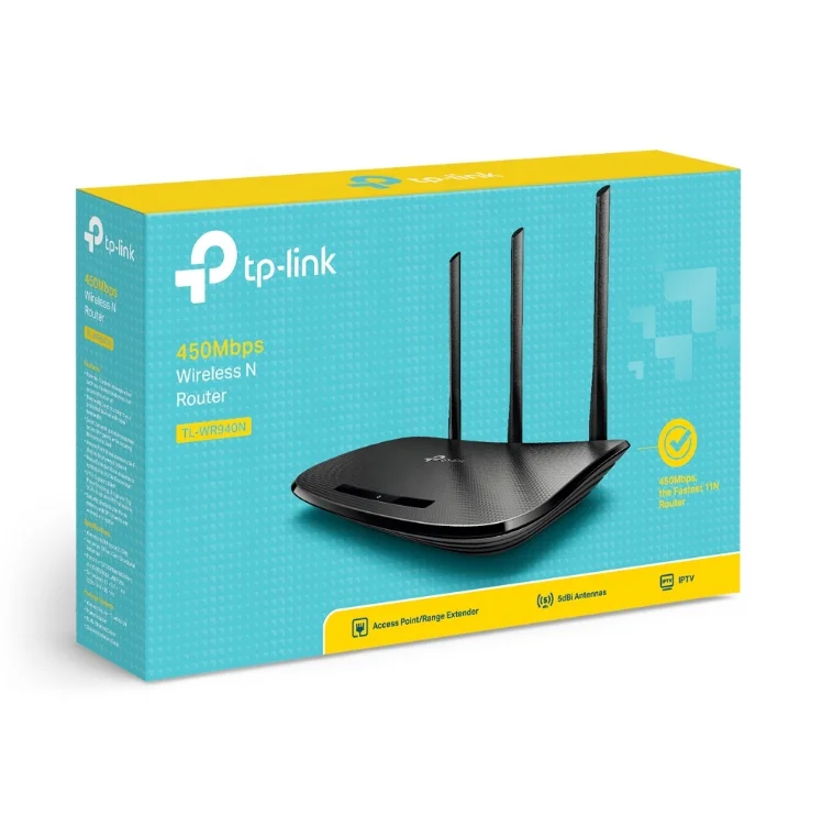 TL-WR940N TP-LINK tl-wr940n 450 Мбит/с беспроводной маршрутизатор Wi-Fi английская версия Tplink940 802.11n 4G 5G