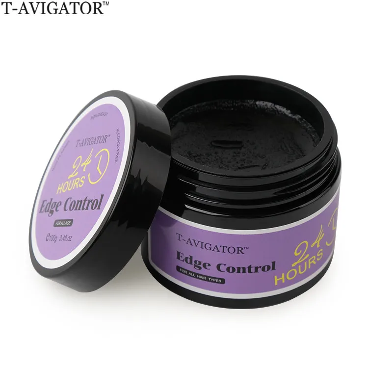 OEM Private Label Sleek Edge Control Organic Hair Styling Lasting Hold Water Based Strong Hold Edge Control Edge Control