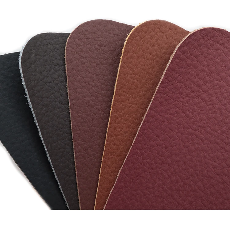 Recycled Material Top Grain 58% Cow Hides Real Leather Fiber Material Full Grain Leather Recycled Genuine Leather