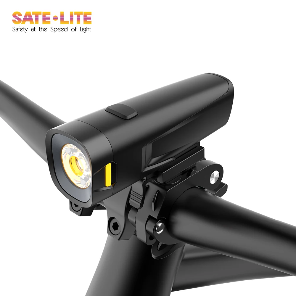 Factory direct Sate-lite 500 lumen USB rechargeable bike light eletric bike front light Cree LED waterproof