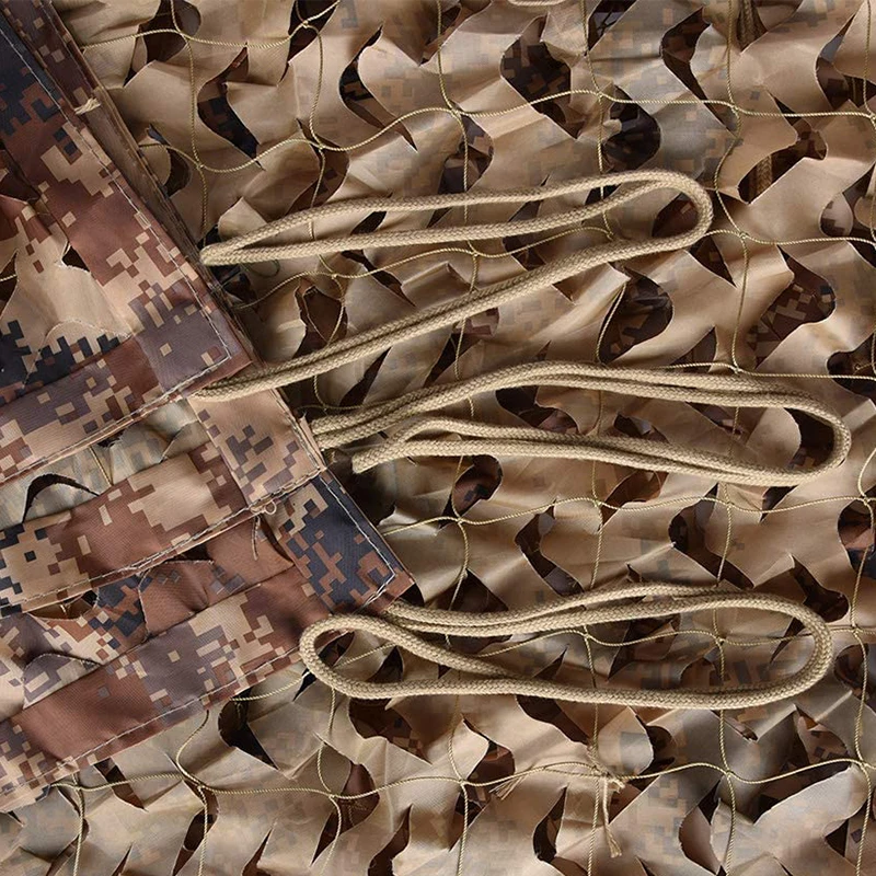 Камуфляжная сетка для охоты, прочная камуфляжная ткань Оксфорд, устойчивая к разрыву, в стиле милитари пустыни, джунглей, любого размера